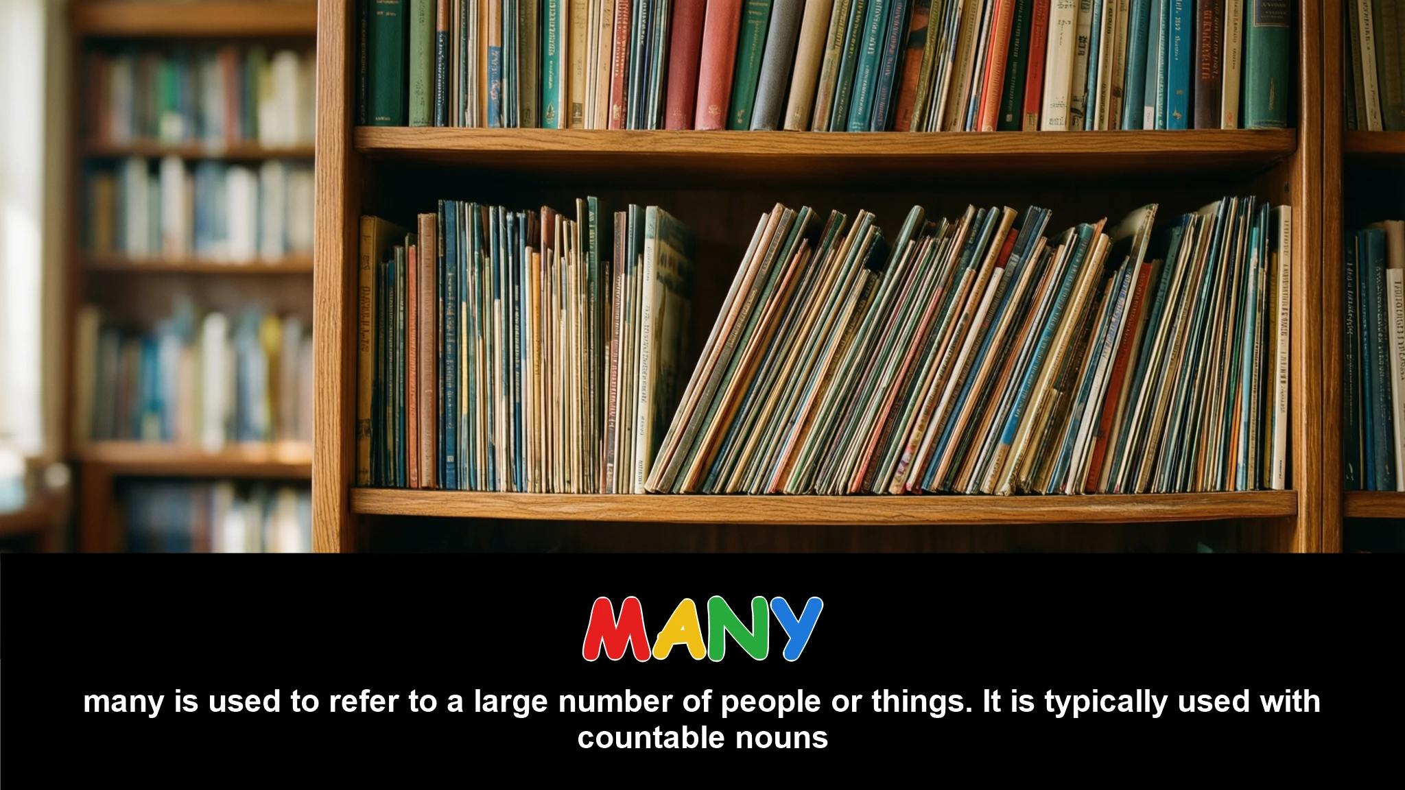 English Illustration for many